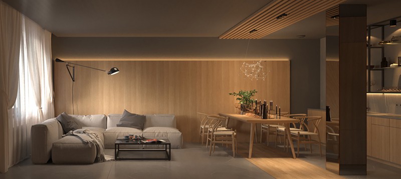 Căn hộ ấm áp khi được trang trí bằng đèn - Ảnh 1.