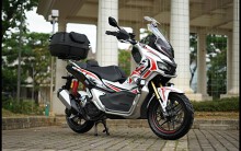 Cận cảnh mẫu xe Honda ADV 150 độ theo phong cách Touring ở Indonesia