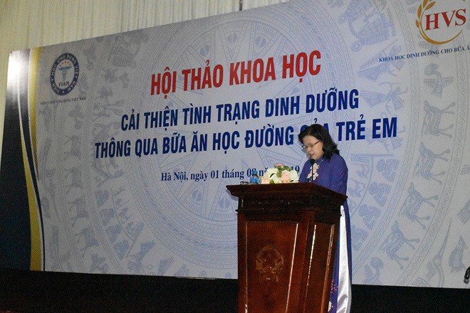 Cải thiện tình trạng dinh dưỡng thông qua bữa ăn học đường của trẻ em - Ảnh 1. Cải thiện tình trạng dinh dưỡng thông qua bữa ăn học đường của trẻ em - Ảnh 1.