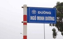 Quận Bắc Từ Liêm vẫn chưa làm rõ ai cắm biển tên 'đường Ngô Minh Dương'