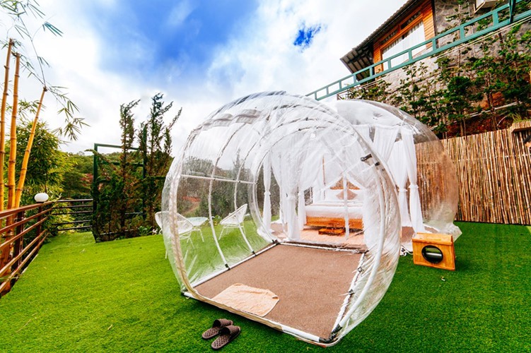 Cực hot: Xuất hiện khách sạn bong bóng ở Đà Lạt 'chất' không kém Bali - Ảnh 2. Cực hot: Xuất hiện khách sạn bong bóng ở Đà Lạt 'chất' không kém Bali - Ảnh 2.