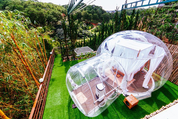 Cực hot: Xuất hiện khách sạn bong bóng ở Đà Lạt 'chất' không kém Bali - Ảnh 7. Cực hot: Xuất hiện khách sạn bong bóng ở Đà Lạt 'chất' không kém Bali - Ảnh 7.