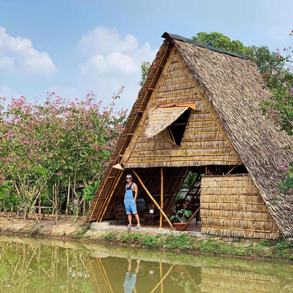 7 homestay miet vuon mien Tay xanh mat don mua nuoc noi hinh anh 7 