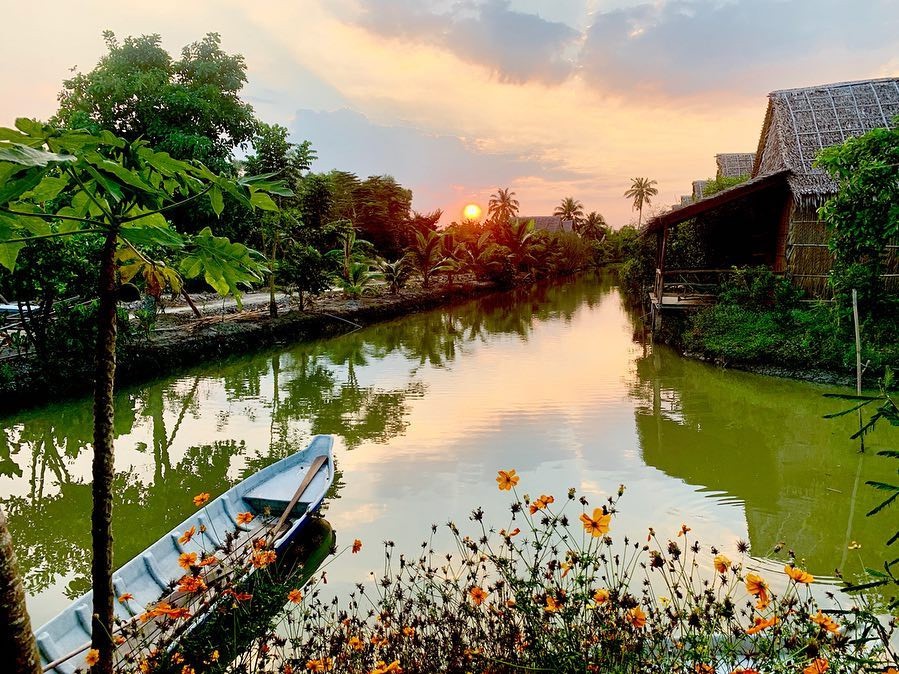 7 homestay miet vuon mien Tay xanh mat don mua nuoc noi hinh anh 26 