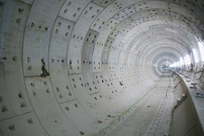 Diện mạo đường hầm Metro số 1 xuyên lòng đất tại TP HCM - Ảnh 5.