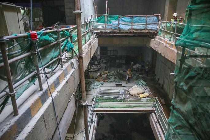 Diện mạo đường hầm Metro số 1 xuyên lòng đất tại TP HCM - Ảnh 7.