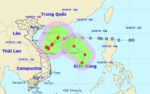 Xuất hiện áp thấp nhiệt đới 'kép' trên biển Đông trong dịp nghỉ lễ