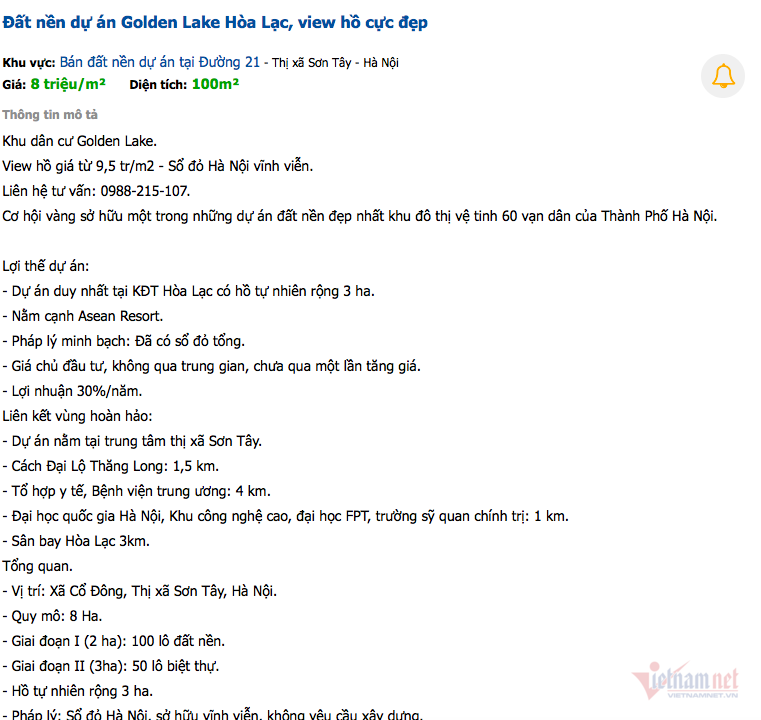 Xuất hiện dự án ‘ma’ kiểu Alibaba ở Hà Nội - Ảnh 1. Xuất hiện dự án ‘ma’ kiểu Alibaba ở Hà Nội - Ảnh 1.