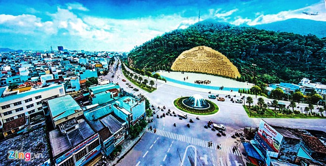 Bình Định tạm dừng dự án tạc phù điêu 86 tỉ vào vách núi - Ảnh 1. Bình Định tạm dừng dự án tạc phù điêu 86 tỉ vào vách núi - Ảnh 1.
