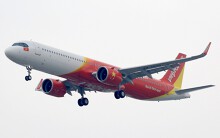 Vietjet tiếp nhận tàu bay A321neo ACF 240 ghế đầu tiên trên thế giới