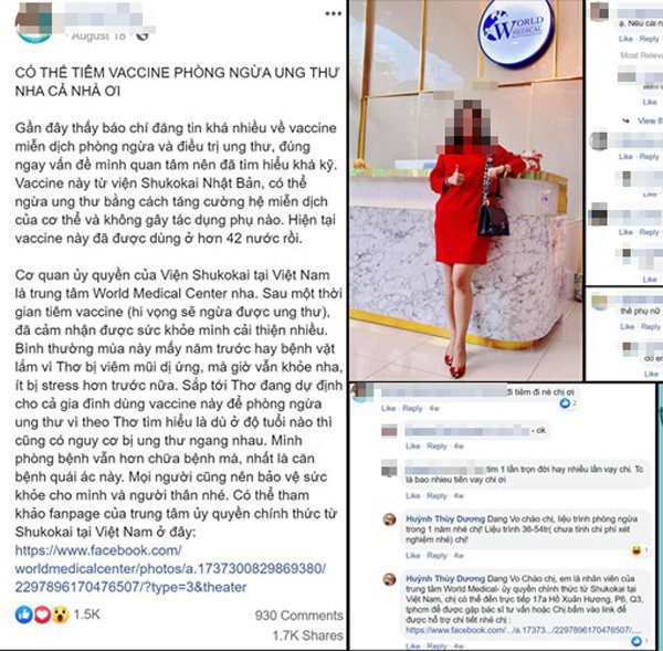 Sự thật vắc xin chữa được ung thư giai đoạn cuối giá 350 triệu đồng - Ảnh 3. Sự thật vắc xin chữa được ung thư giai đoạn cuối giá 350 triệu đồng - Ảnh 3.