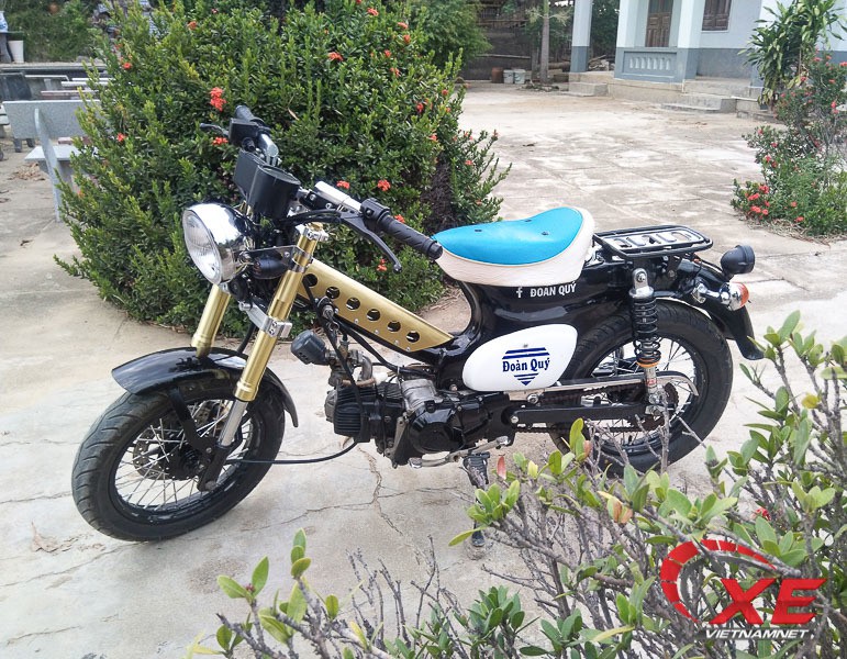 Honda Cub 1979 giá 1 triệu hóa thân tuyệt đẹp qua tay thợ Bình Định - Ảnh 8. Honda Cub 1979 giá 1 triệu hóa thân tuyệt đẹp qua tay thợ Bình Định - Ảnh 8.