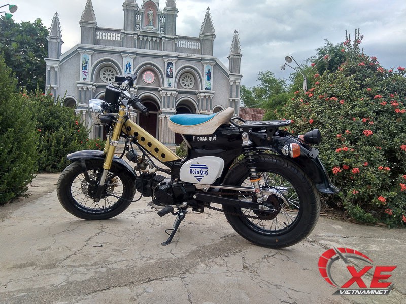 Honda Cub 1979 giá 1 triệu hóa thân tuyệt đẹp qua tay thợ Bình Định - Ảnh 9. Honda Cub 1979 giá 1 triệu hóa thân tuyệt đẹp qua tay thợ Bình Định - Ảnh 9.