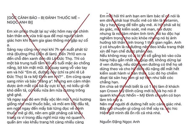 Thực hư thông tin một số người dân bị đánh thuốc mê, gây ảo giác - Ảnh 1. Thực hư thông tin một số người dân bị đánh thuốc mê, gây ảo giác - Ảnh 1.