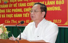 Cần Thơ: 18 Đảng viên bị xử lí kỉ luật vi phạm tham nhũng