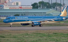 Nhiều chuyến bay của Vietnam Airlines đi Đài Loan đổi giờ vì bão