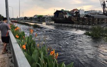 TP HCM: Vỡ bờ kè tại Q.8, lo đợt triều cường sáng nay 30/9
