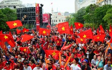 Vì sao phố đi bộ Nguyễn Huệ không được chiếu trận Việt Nam - Thái Lan?