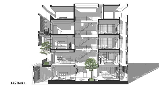 Căn nhà kết hợp truyền thống, hiện đại trong ngõ nhỏ gần ĐH Bách Khoa - Ảnh 17. Căn nhà kết hợp truyền thống, hiện đại trong ngõ nhỏ gần ĐH Bách Khoa - Ảnh 17.