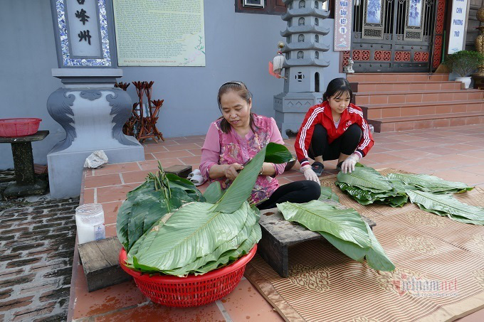Làng sản xuất bánh chưng Hà Nội tất bật ngày cuối năm - Ảnh 10. Làng sản xuất bánh chưng Hà Nội tất bật ngày cuối năm - Ảnh 10.