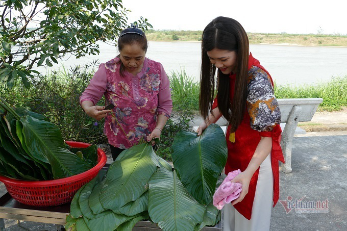 Làng sản xuất bánh chưng Hà Nội tất bật ngày cuối năm - Ảnh 9. Làng sản xuất bánh chưng Hà Nội tất bật ngày cuối năm - Ảnh 9.