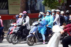 Không khí lạnh gây mưa nhỏ ở vùng núi Bắc Bộ và Trung Bộ