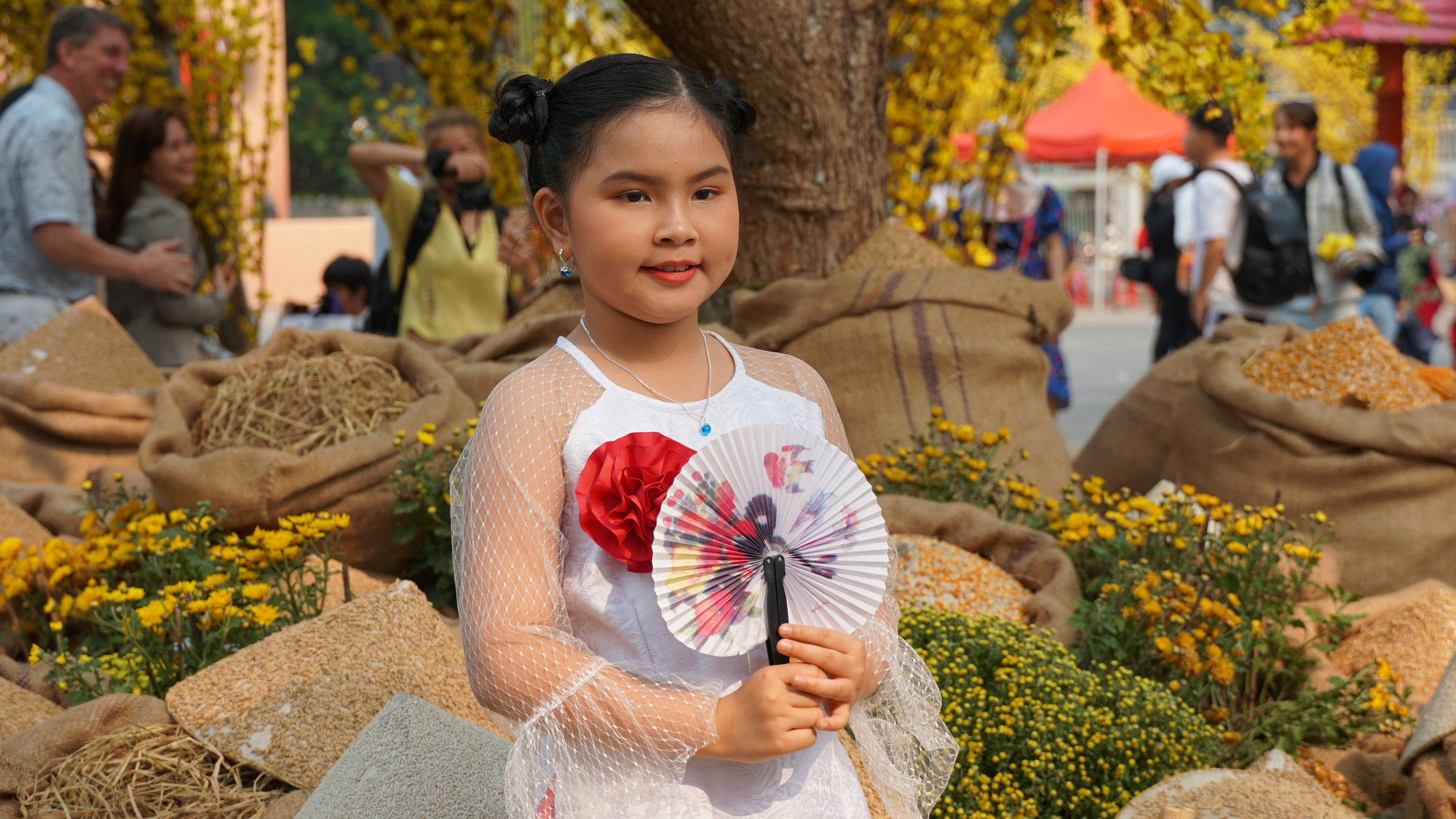 Những dịch vụ 'hái ra tiền' tại con đường hoa mai Tết 2020 - Ảnh 19. Những dịch vụ 'hái ra tiền' tại con đường hoa mai Tết 2020 - Ảnh 19.