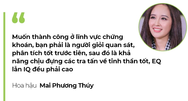 Hoa hậu Mai Phương Thúy: Đầu tư chứng khoán chắc chắn không nghèo - Ảnh 3. Hoa hậu Mai Phương Thúy: Đầu tư chứng khoán chắc chắn không nghèo - Ảnh 3.