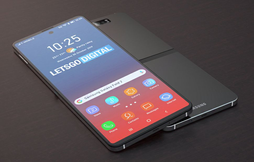 Galaxy Z Flip, chiếc điện thoại màn hình gập thứ 2 của Samsung chính thức lộ diện - Ảnh 2. Galaxy Z Flip, chiếc điện thoại màn hình gập thứ 2 của Samsung chính thức lộ diện - Ảnh 2.