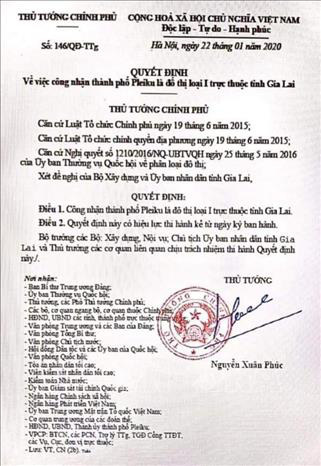 Thành phố Pleiku trở thành đô thị loại I trực thuộc tỉnh Gia Lai - Ảnh 2. Thành phố Pleiku trở thành đô thị loại I trực thuộc tỉnh Gia Lai - Ảnh 2.