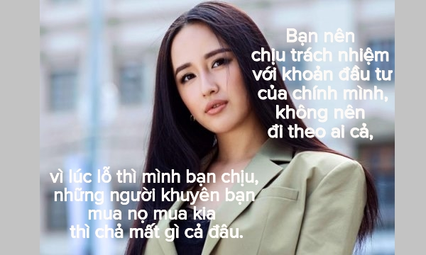 Hoa hậu Mai Phương Thúy và những câu nói 'cực chất' về đầu tư chứng khoán - Ảnh 7. Hoa hậu Mai Phương Thúy và những câu nói 'cực chất' về đầu tư chứng khoán - Ảnh 7.
