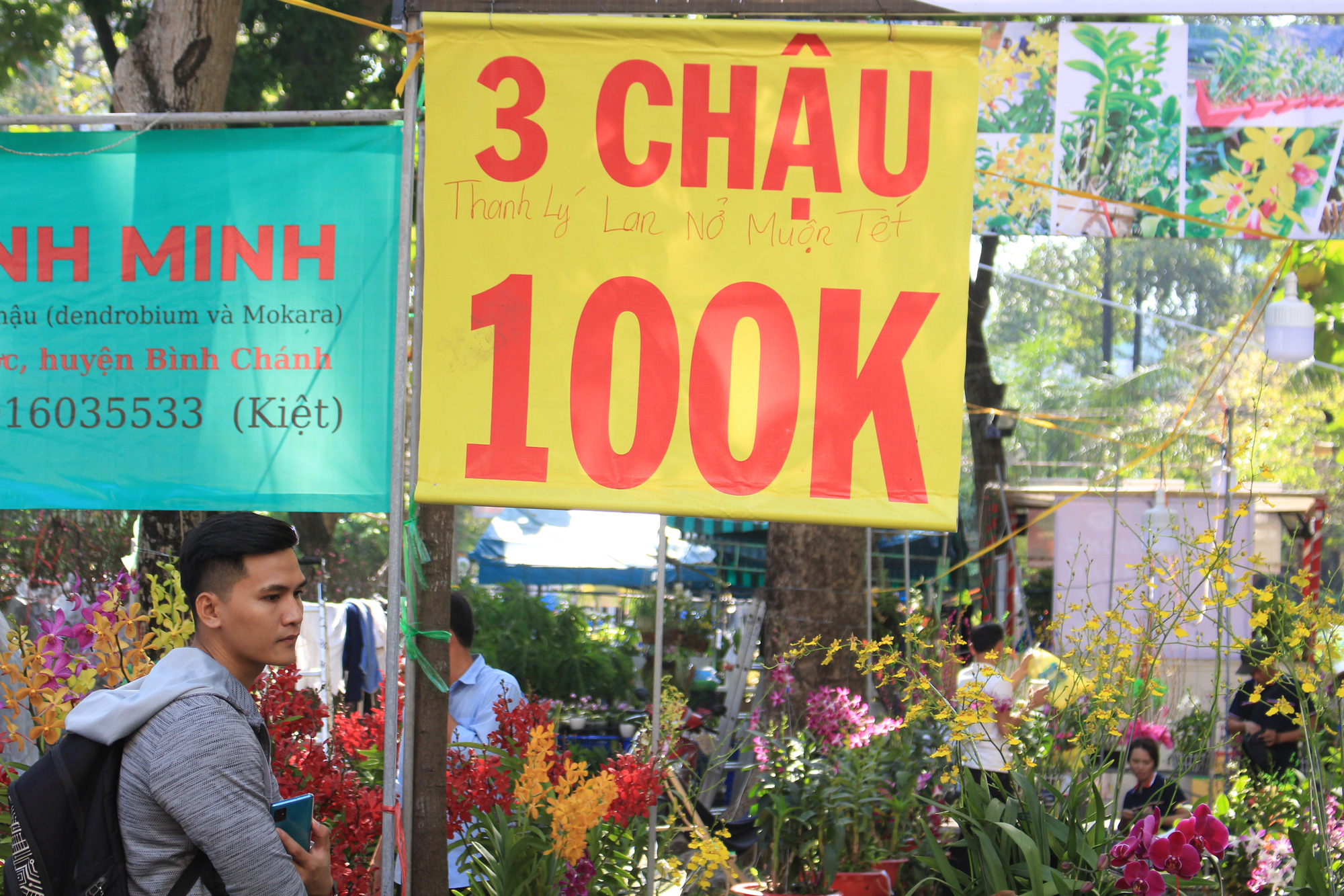 28 Tết, đào Nhật Tân tại chợ hoa Sài Gòn bắt đầu giảm giá, thuận mua vừa bán nên hút khách - Ảnh 11.