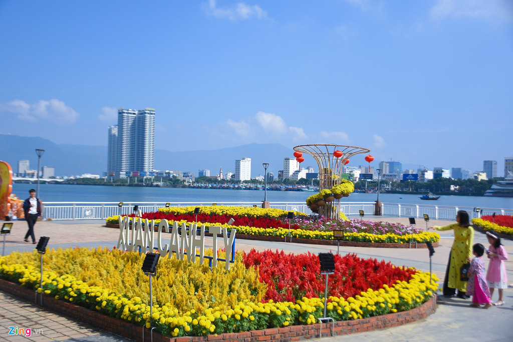 Ngắm đường hoa hơn 6 tỉ ở Đà Nẵng - Ảnh 3. Ngắm đường hoa hơn 6 tỉ ở Đà Nẵng - Ảnh 3.