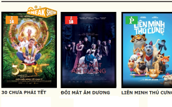 Lịch chiếu phim hôm nay (29/1) tại một số rạp CGV Hà Nội