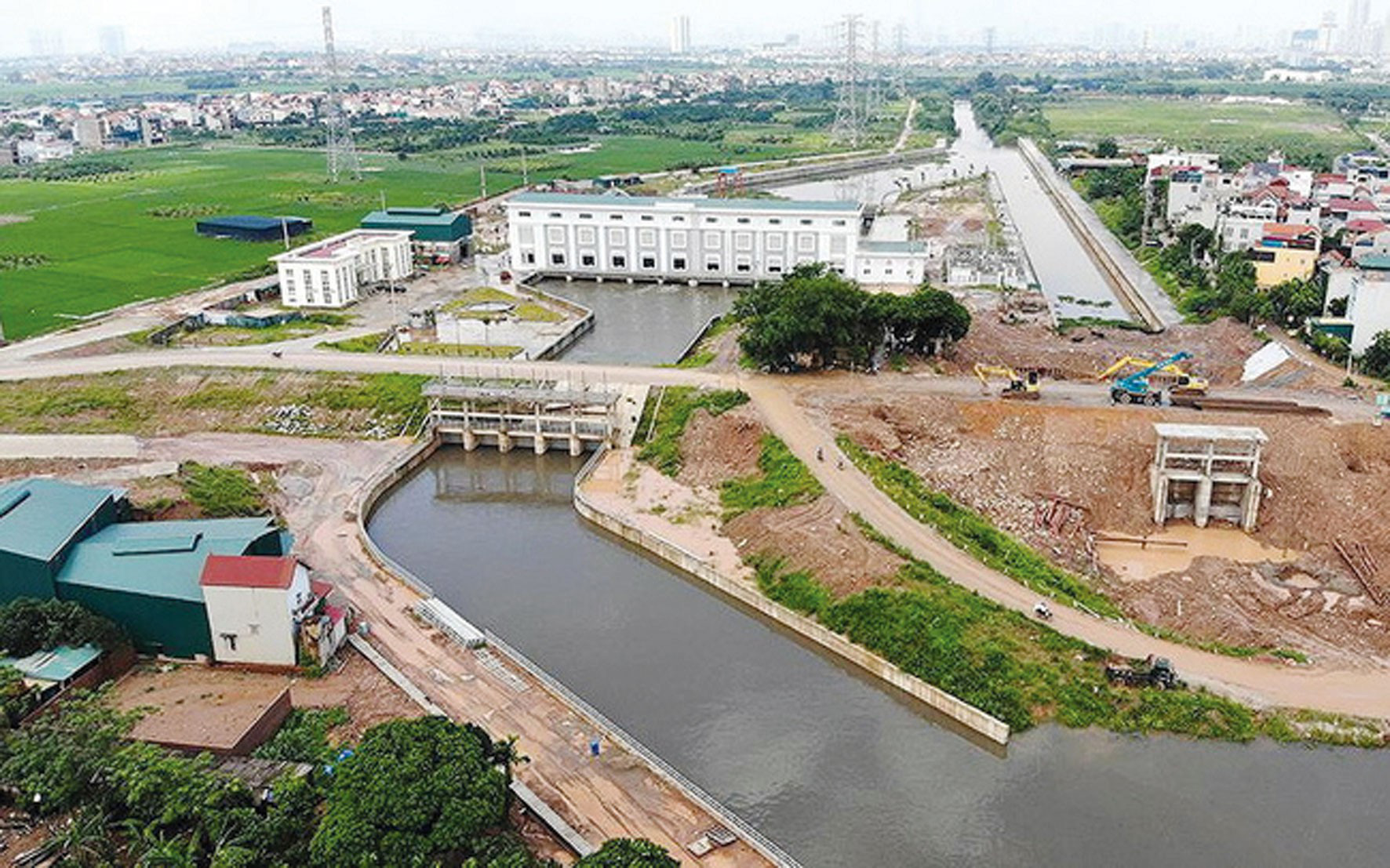 6 gói thầu hơn 1.000 tỉ đồng tại dự án tiêu nước của Hà Nội: Mỗi gói chỉ 1 nhà thầu đạt về kĩ thuật - Ảnh 1.