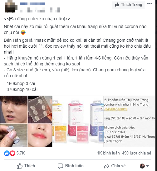 Nhận order khẩu trang với giá trên trời, cư dân mạng vẫn thi nhau hỏi mua vì sợ hết hàng - Ảnh 3. Nhận order khẩu trang với giá trên trời, cư dân mạng vẫn thi nhau hỏi mua vì sợ hết hàng - Ảnh 3.