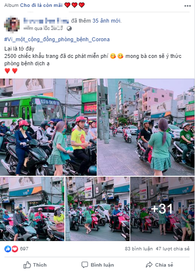 Hình ảnh phát khẩu trang miễn phí đầy nhân văn giữa bao vây tăng giá - Ảnh 4. Hình ảnh phát khẩu trang miễn phí đầy nhân văn giữa bao vây tăng giá - Ảnh 4.