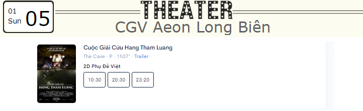 Lịch chiếu phim ngày mai (5/1) tại một số rạp CGV Hà Nội - Ảnh 4.