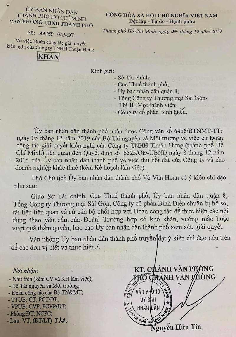 Bộ Tài nguyên & Môi trường thanh tra vụ hoán đổi đất tại TP HCM - Ảnh 3. Bộ Tài nguyên & Môi trường thanh tra vụ hoán đổi đất tại TP HCM - Ảnh 3.