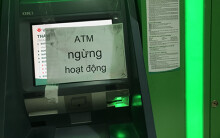 Trước Tết nửa tháng, nhiều ATM đã hết tiền, ngừng hoạt động