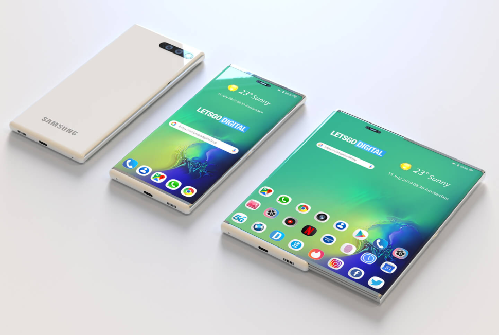 Samsung sẽ trình làng điện thoại màn hình trượt kì lạ tại CES 2020 - Ảnh 1. Samsung sẽ trình làng điện thoại màn hình trượt kì lạ tại CES 2020 - Ảnh 1.