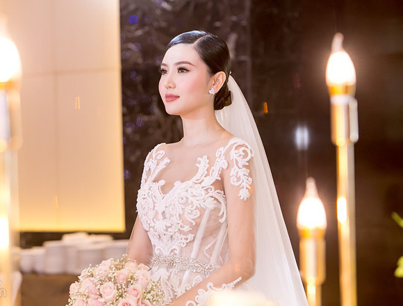 Hoa hậu Ngọc Duyên lộng lẫy trong ngày cưới - Ảnh 6. Hoa hậu Ngọc Duyên lộng lẫy trong ngày cưới - Ảnh 6.