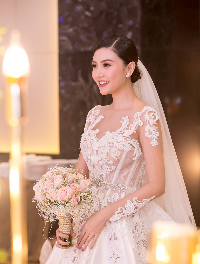 Hoa hậu Ngọc Duyên lộng lẫy trong ngày cưới - Ảnh 7. Hoa hậu Ngọc Duyên lộng lẫy trong ngày cưới - Ảnh 7.