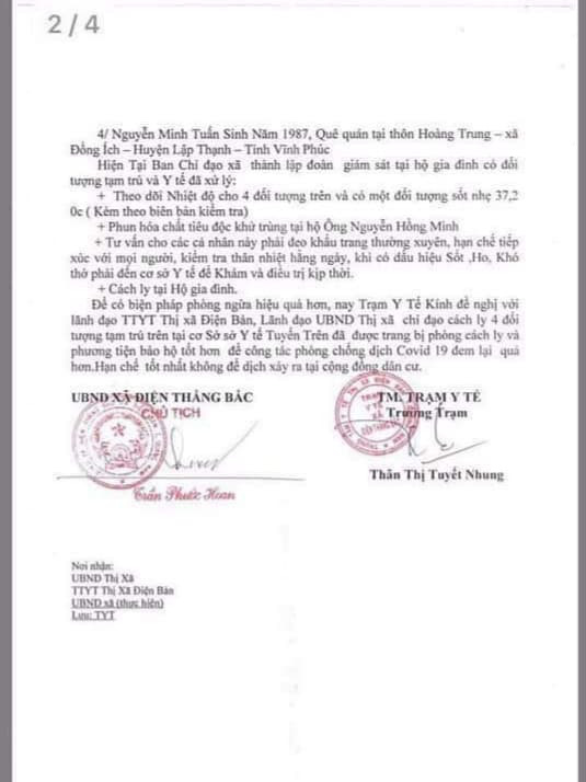 Quảng Nam đang cách li 4 người đến từ vùng dịch Covid-19 Vĩnh Phúc - Ảnh 3. Quảng Nam đang cách li 4 người đến từ vùng dịch Covid-19 Vĩnh Phúc - Ảnh 3.