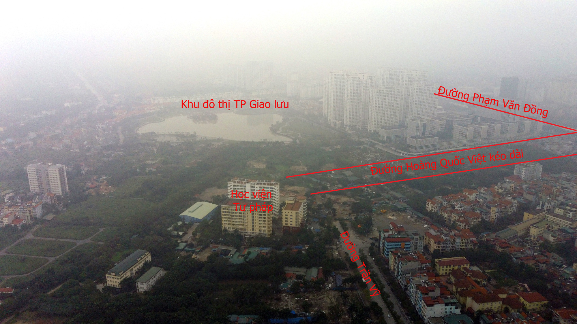 Đường sẽ mở theo qui hoạch: Toàn cảnh đường Hoàng Quốc Việt kéo dài đến Vành đai 4 - Ảnh 6. Đường sẽ mở theo qui hoạch: Toàn cảnh đường Hoàng Quốc Việt kéo dài đến Vành đai 4 - Ảnh 6.