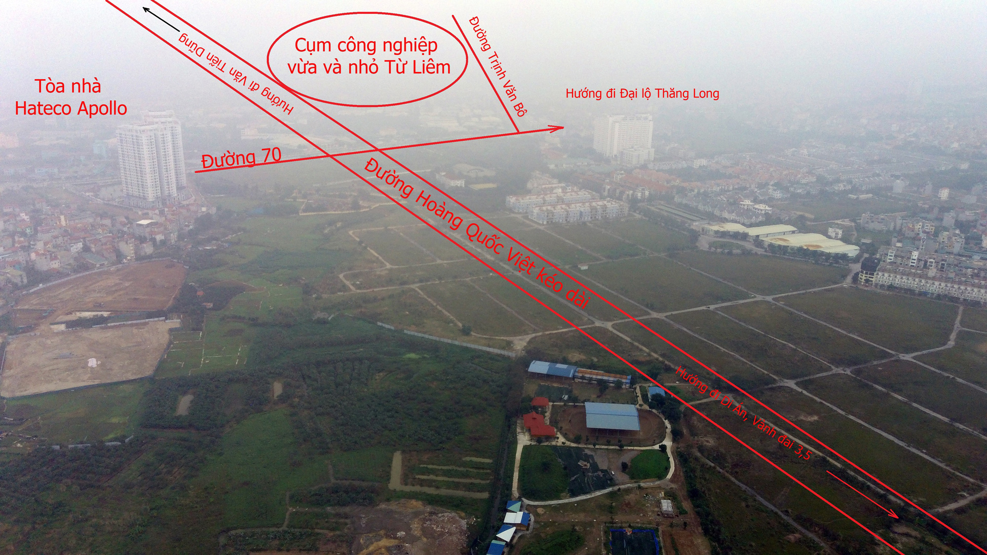 Đường sẽ mở theo qui hoạch: Toàn cảnh đường Hoàng Quốc Việt kéo dài đến Vành đai 4 - Ảnh 10. Đường sẽ mở theo qui hoạch: Toàn cảnh đường Hoàng Quốc Việt kéo dài đến Vành đai 4 - Ảnh 10.