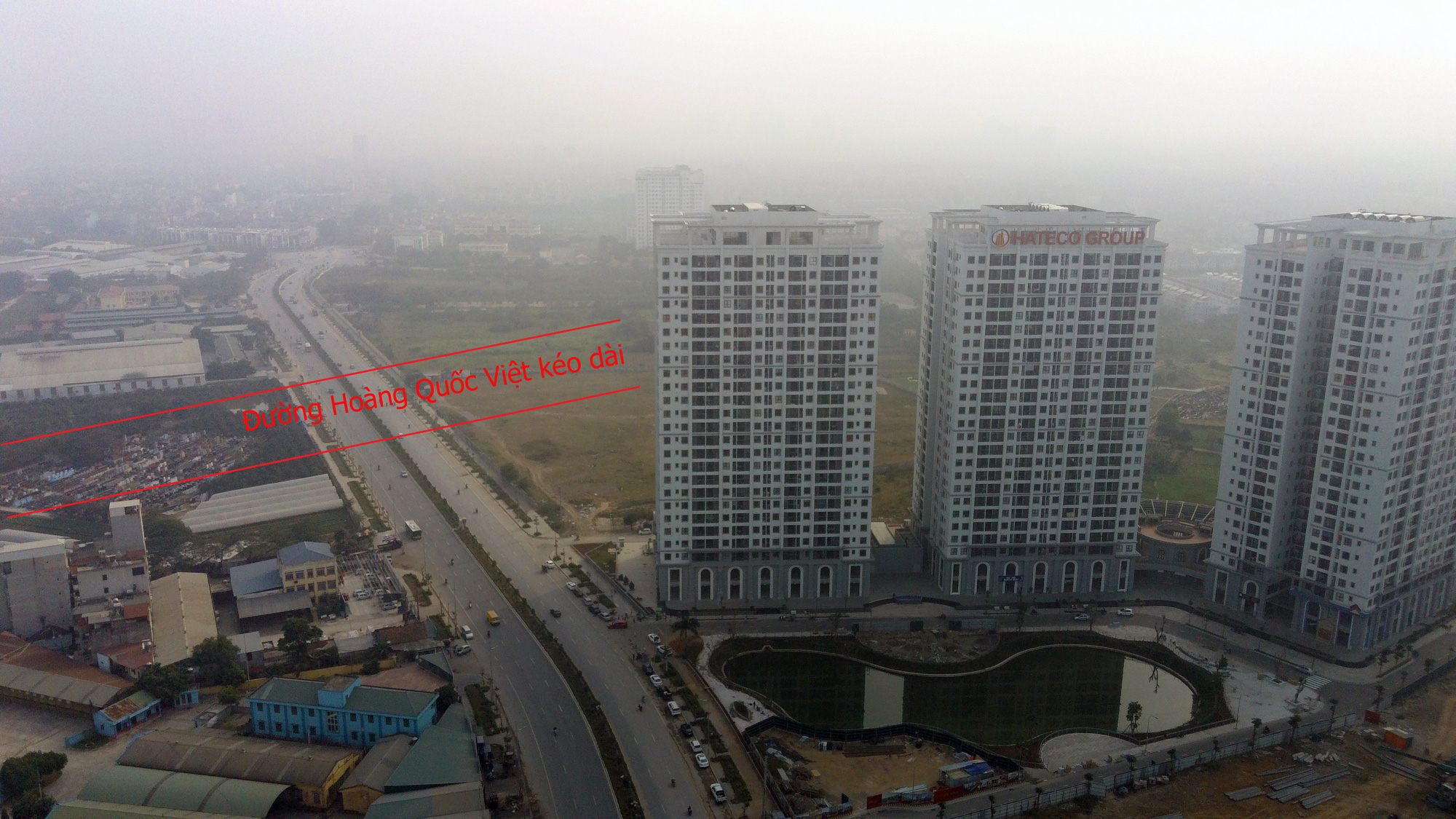 Những dự án 'đón' qui hoạch đường Hoàng Quốc Việt kéo dài - Ảnh 8.