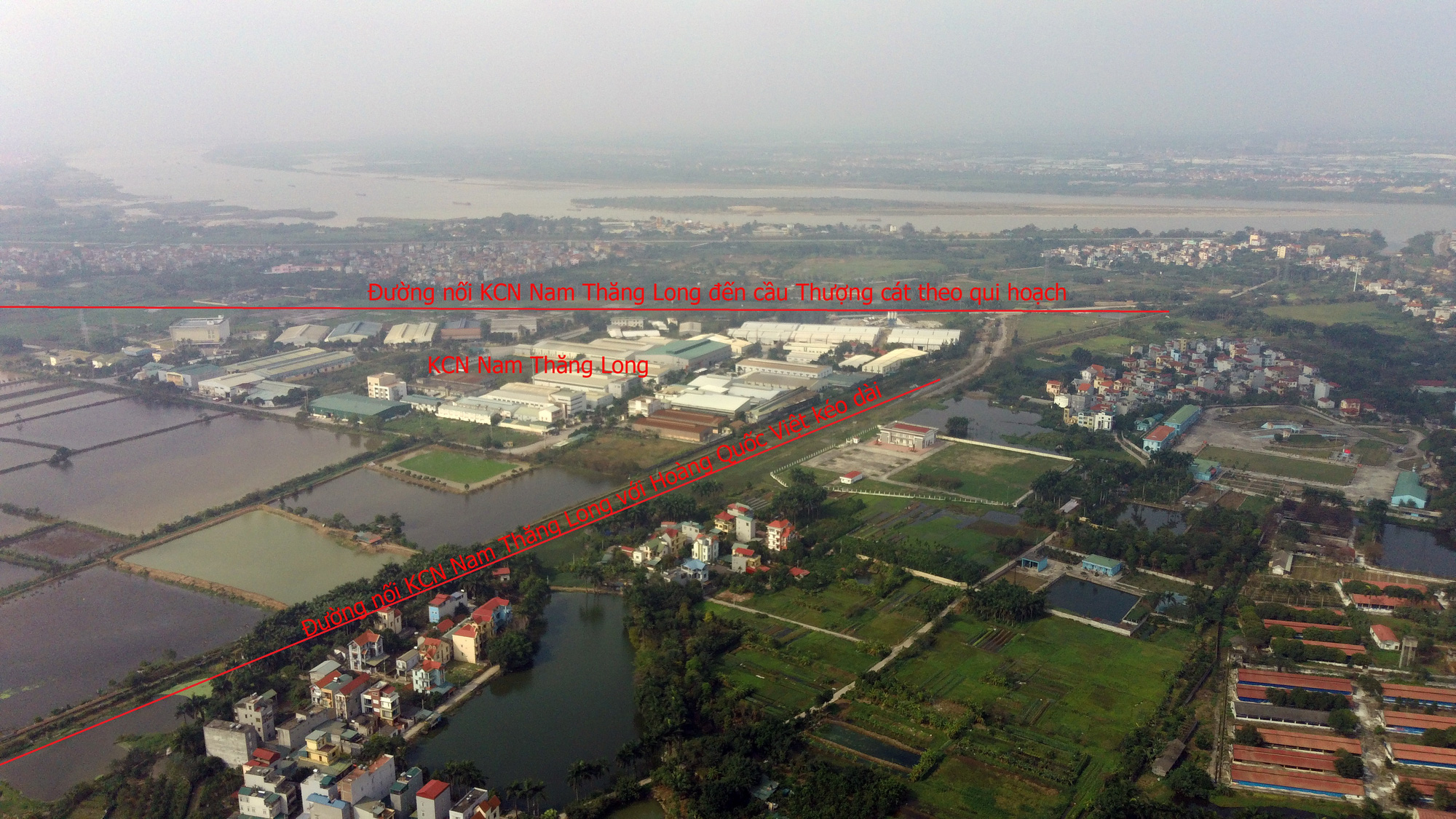 Đường nối KCN Nam Thăng Long với Hoàng Quốc Việt kéo dài bỏ hoang hơn thập kỉ thành nơi 'nuôi cá' - Ảnh 2. Đường nối KCN Nam Thăng Long với Hoàng Quốc Việt kéo dài bỏ hoang hơn thập kỉ thành nơi 'nuôi cá' - Ảnh 2.
