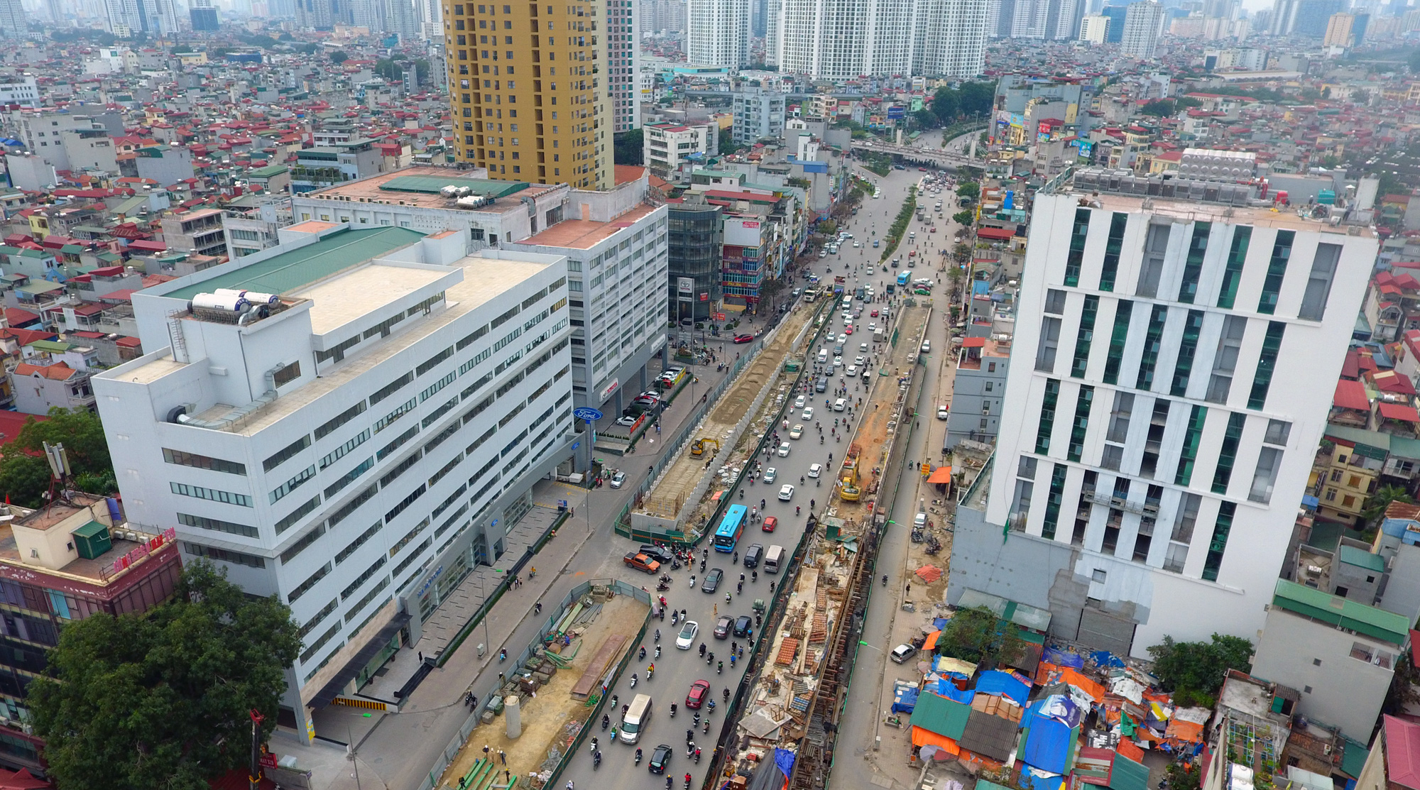 Vành đai 2 trên cao đoạn Vĩnh Tuy - Ngã Tư Sở trị giá 9.400 tỉ đồng bây giờ ra sao? - Ảnh 2. Vành đai 2 trên cao đoạn Vĩnh Tuy - Ngã Tư Sở trị giá 9.400 tỉ đồng bây giờ ra sao? - Ảnh 2.