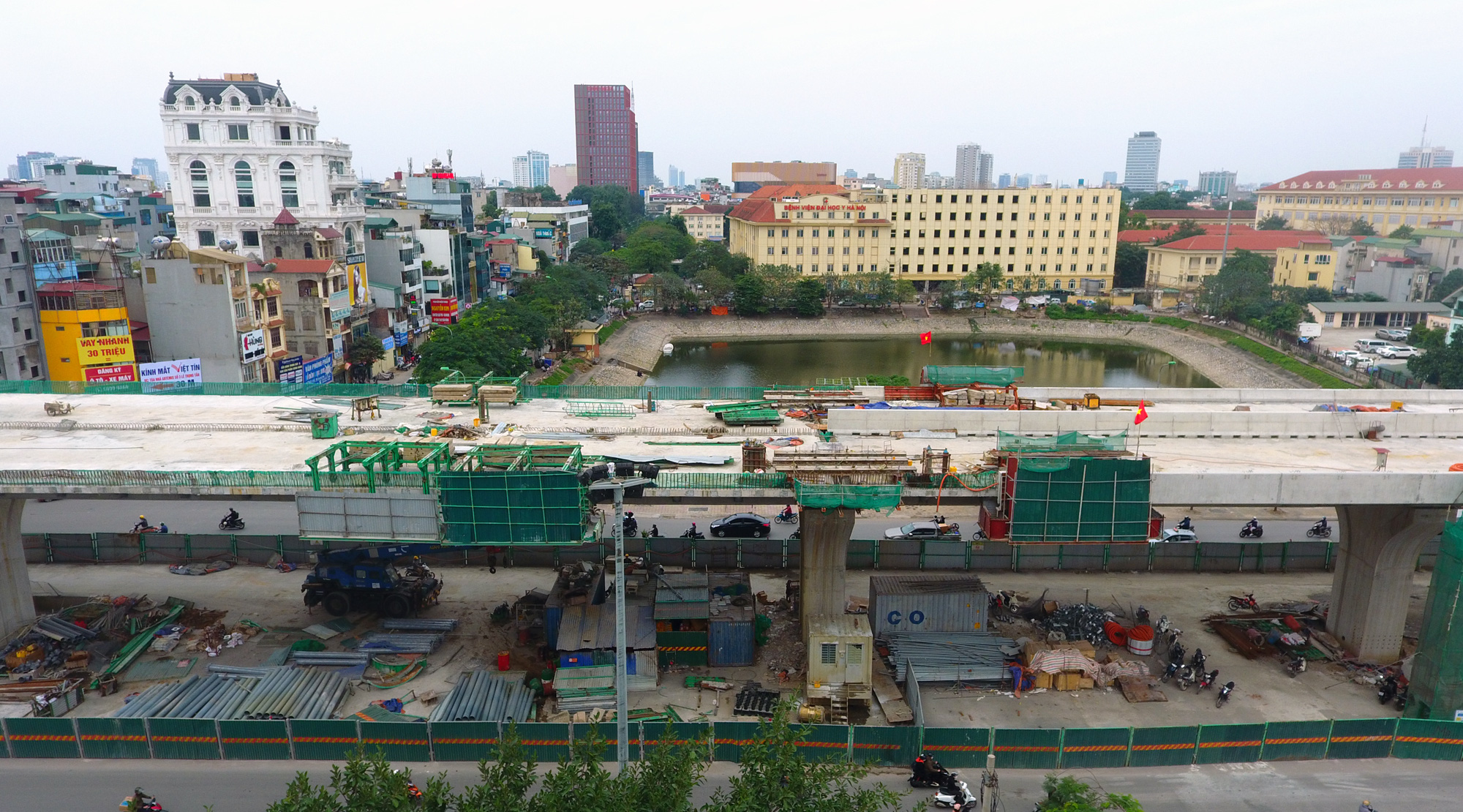 Vành đai 2 trên cao đoạn Vĩnh Tuy - Ngã Tư Sở trị giá 9.400 tỉ đồng bây giờ ra sao? - Ảnh 8. Vành đai 2 trên cao đoạn Vĩnh Tuy - Ngã Tư Sở trị giá 9.400 tỉ đồng bây giờ ra sao? - Ảnh 8.